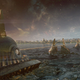 Illustration for article titled Gorgeous new concept art of Thors rainbow bridge